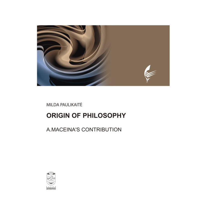 Origin of Philosophy. A. Maceina's Contribution